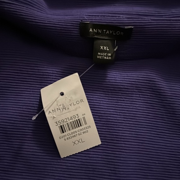 Ann Taylor NWT❗️Button Sleeve Boatneck Top - Picture 5 of 8